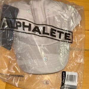 Alphalete Pale Gray Curved Brim Cap